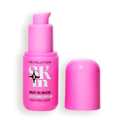 Image of Revolution SKin, Must Be Mucin Soothing Serum, Snail Face Hydrates &amp; Plumps, Vegan Cruelty Free, 30ml