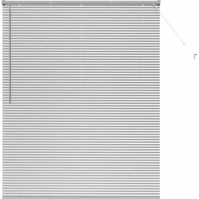 Image of With Curtains Other Manual Silver 140 x 175 cm Aluminium Vidaxl