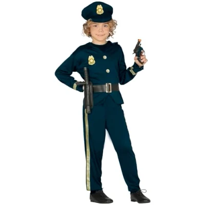 Image of Fiestas Guirca Fancy dress district police children size 5 6 years