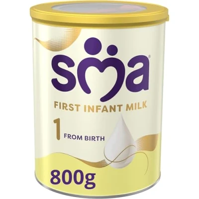 Image of SMA First Infant Baby Milk Powder Formula , from birth 800 g (Pack of 1)