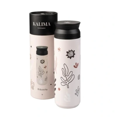 Image of Kokonote Metal Water Bottle Kalima / 500 ml 17 oz, Hot And Cold Bottle, 500ml Metal, Cute Cool Gifts
