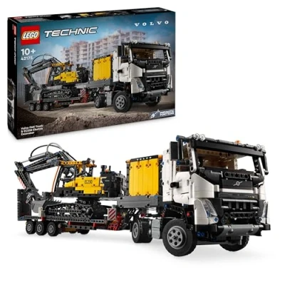 Image of LEGO Technic Volvo FMX Truck &amp; EC230 Electric Excavator Construction Toy for 10 Plus Year Old Boys Girls, Digging Vehicle Set, Bedroom Decoration, Gift Kids Who Love Heavy Duty Machines 42175