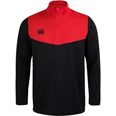 Image of Canterbury Men&#039;s 1/4 Zip Poly Fleece Pullover, Blackened Marl, XL