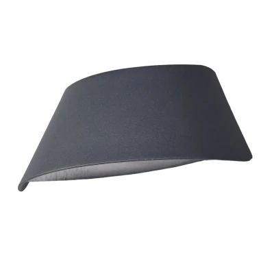 Image of Lucande Trapezoidal LED outdoor wall light Glen with IP65