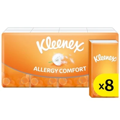 Image of Kleenex Allergy P8 Tissues, 8 Count (Pack of 1)