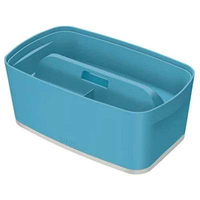 Image of Leitz L:MyBox Small with Lid + Organise w. handle Cosy calm blue Mailorder