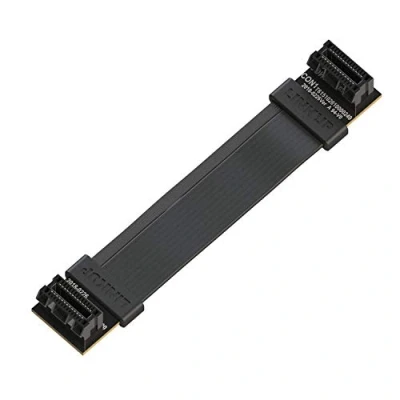 Image of LINKUP Flexible SLI Bridge GPU Cable Extreme High speed Technology Premium Shielding 85 ohm Design for NVIDIA GPUs Graphic Cards┃NOT compatible with AMD or RTX 2000/3000 [8cm]