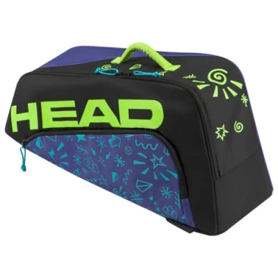 Image of HEAD Unisex Youth JR Tour Racquet Bag Monster Tennis Bag, Acid Green/Black, S
