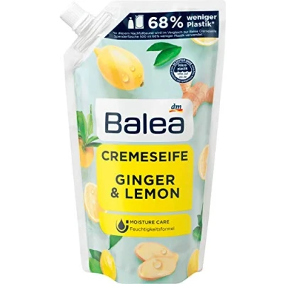 Image of Balea Ginger &amp; Lemon Liquid Soap Refill 1 x 500ml