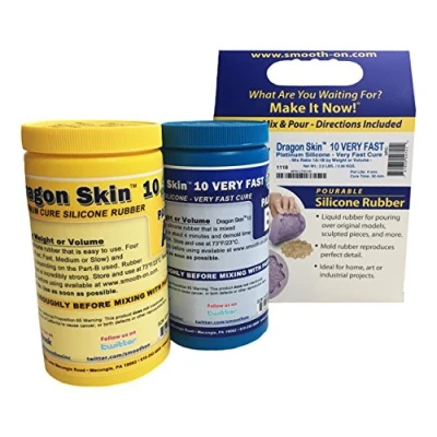 Image of Dragon Skin 10 Very Fast Platinum Silicone Cure 2 Pints Kit (2 lbs)