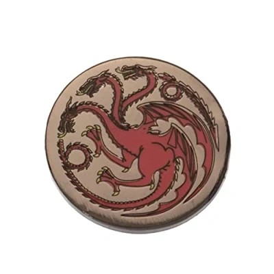 Image of Game of Thrones Enamel Pin Badge (Targaryen Design) 2cm x Official Merchandise