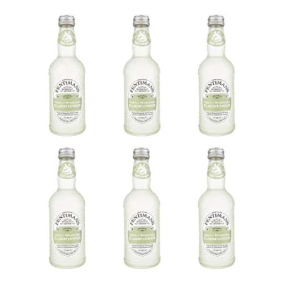 Image of Fentimans Gently Sparkling Elderflower 275ml Glass Bottle Pack of 6