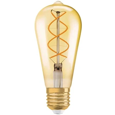 Image of Osram LED Vintage 1906 Bulb, E27 Base, Warm White, 2000K, 4W, Replacement for 28 W Bulb [Energy Class G]