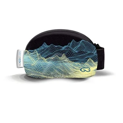 Image of Soggle Ski Protective Microfibre Cover for Goggles (One Size), Colour: Structure Digital Mountain
