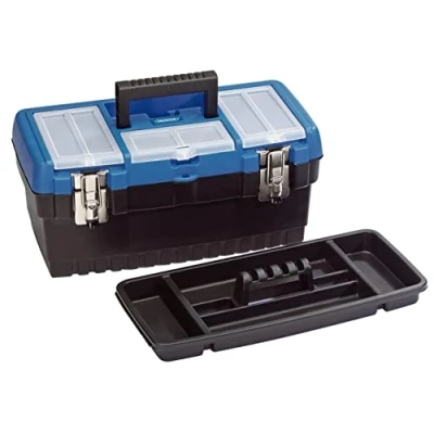Image of Draper Tool Organiser Box with Tote Tray, 413mm