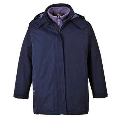 Image of Portwest Elgin 3 in 1 Women&#039;s Jacket, Size: XL, Colour: Navy, S571NARXL