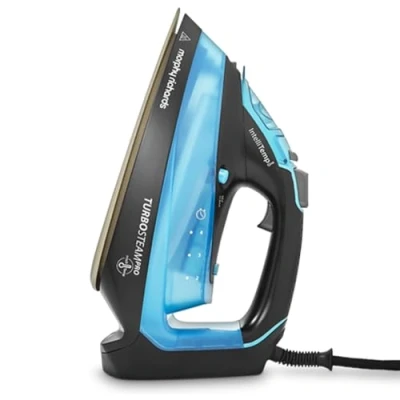 Image of Morphy Richards 303210 Turbosteam Pro Digital Intellitemp 40g Steam Output Iron Blue