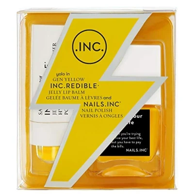 Image of Nails Inc Nail Polish Duo, Gen Yellow, 2 X 14 ml