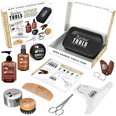 Image of Kit/Set/Beard Care and Set with BARBER Cosmetics Made in France ✮ TOOLS