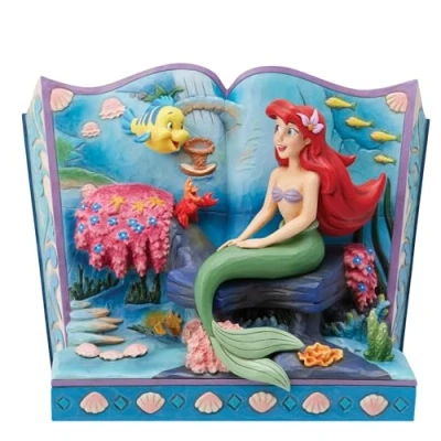 Image of Disney Traditions The Little Mermaid Storybook Figurine