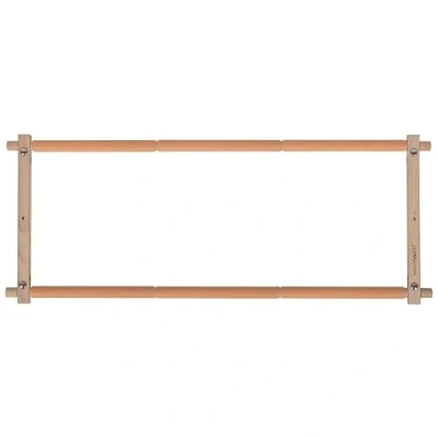 Image of Milward Rotating Tapestry Frame 68.6 x 30.5cm (27 12) Clip On Scroll for Embroidery, Cross Stitch, Needlework, Quilting Beech Wood