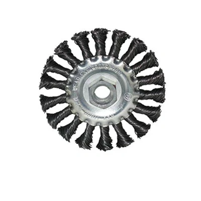 Image of (100mm) Twist Knot Wire Wheel Brush For Angle Grinder