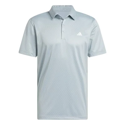 Image of adidas Men&#039;s Mens CORE Allover Print Polo Shirt, Pure Ruby/White, S