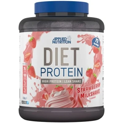 Image of Applied Nutrition Diet Whey High Protein Powder Supplement, Low Carb &amp; Sugar, for Weight Management with CLA, L Carnitine, Green Tea (1.8kg 72 Servings) Parent (Strawberry)