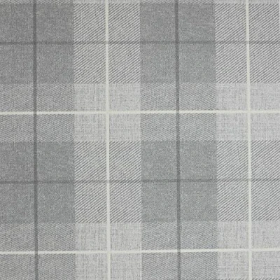 Image of Grey Country Tartan Wallpaper Checked Textured Hessian Paste Wall Vinyl YöL