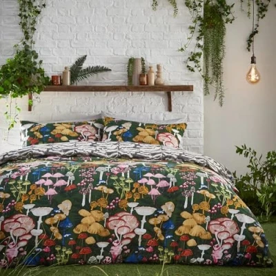 Image of Furn. Amanita King Size Duvet Set, Redwood