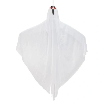 Image of Global Gizmos 46179 Hanging Ghost Decoration/Light &amp; Sound Effects/Adjustable Arms/Motion Sensor Activated / 120cm Height
