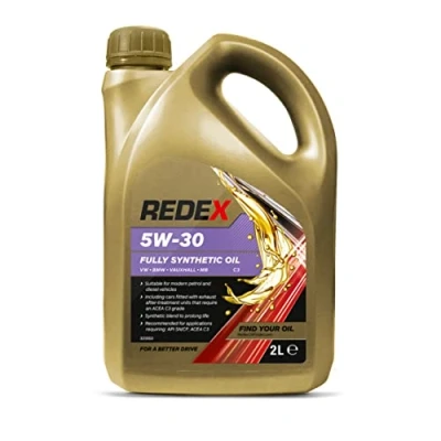 Image of REDEX 5w 30 C3 Fully Synthetic Engine Oil for BMW VAUX MB, 2Litre