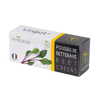 Image of Véritable Organic Beet Greens Lingot® compatible and Exky® Indoor Garden Ready to use refills Pre seeded soil