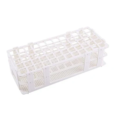 Image of TOPINCN 60 Positions Plastic Test Tube Racks Lab Organizer Storage Stand Bracket Rack Holder Easy To Assemble/Disassemble