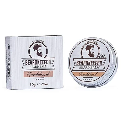 Image of BeardKeeper Premium Beard Balm Natural &amp; Organic Best Conditioner (SANDALWOOD, 30G)