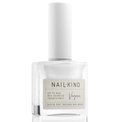 Image of NAILKIND White Nail Polish Glazed Donut Classic Varnish Vegan Lacquer Peta Certified + Cruelty Free Quick Drying Long Lasting Chip Resistant Manicure 8ml