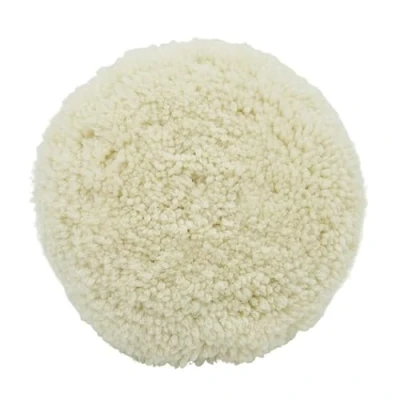 Image of 8 Inch 200MM Double Sided Wool Clean Polishing Buffing Pad For Car Polisher Paint Grinding Waxing
