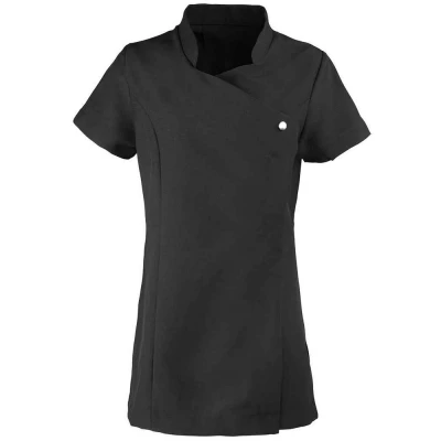 Image of Premier Womens/Ladies Blossom Short Sleeve Tunic (Black) Size 18 UK