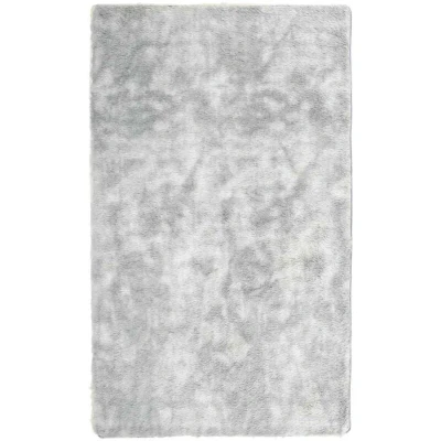 Image of vidaXL Shaggy Rug High Pile NAVARRA Silver Grey 60x100 cm Polyester