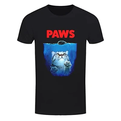 Image of Grindstore Men&#039;s Paws T Shirt Black