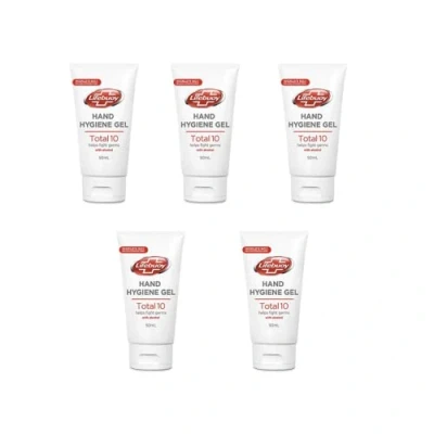 Image of 5 x Lifebuoy Hand Hygiene Sanitiser Gel 70% v/v Alcohol 50ml