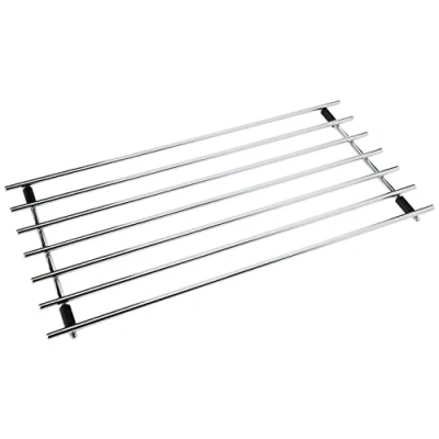 Image of Dexam Chrome Rectangular Trivet 44cm x 24cm