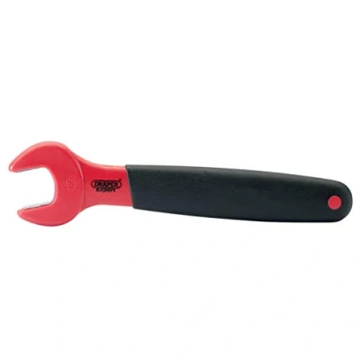 Image of Draper VDE Approved Fully Insulated Open End Spanner, 17mm