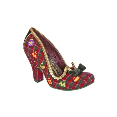 Image of Irregular Choice Bauble Boo Shoes, Red EUR 37 (UK 4)