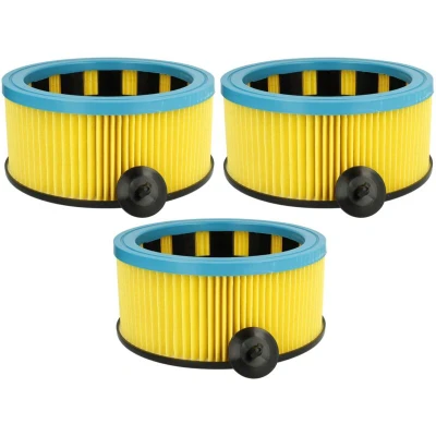 Image of vhbw 3x Replacement Filter compatible with Starmix NSG series, LD 1432 HMT, uClean, uClean 1420 HK Vacuum Cleaner Cartridge
