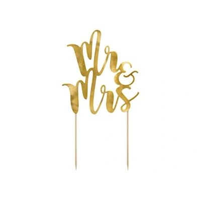 Image of PartyDeco Mr&amp;Mrs Cake Pick