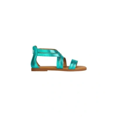 Image of Geox J Karly Girl Sandal, Dk Emerald, 10 UK Child
