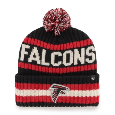 Image of 47 NFL Atlanta Falcons Unisex Cuff Knit Bobble Hat, Black