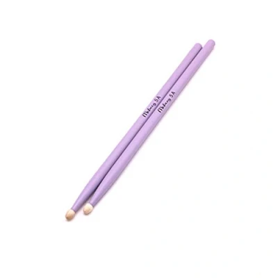 Image of WANDIC 5A Drum Sticks Classic Lightweight Maple Wood Tip Drumsticks for Beginner Adults Purple