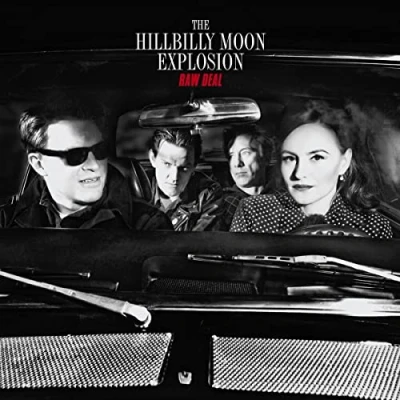 Image of The Hillbilly Moon Explosion Raw Deal Red vinyl 2012 UK LP FREUDLP109